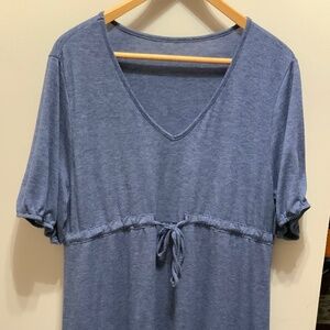 Navy Blue Maternity Dress Large